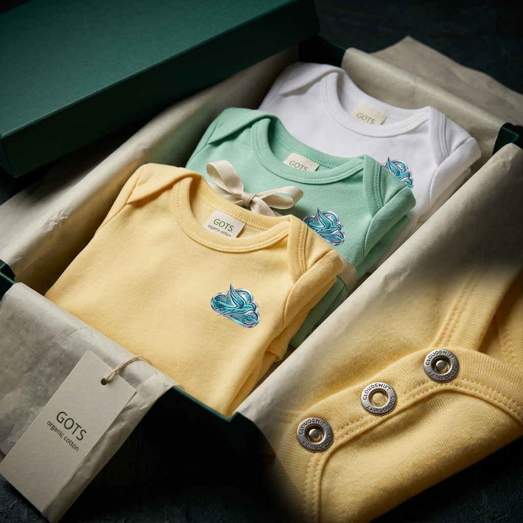 CloudSwift CloudAI Organic Onesie (3-Pack)